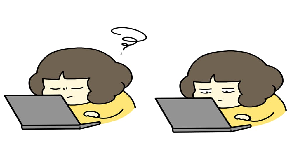 副業webライターがブログをしておりデメリットを感じている様子