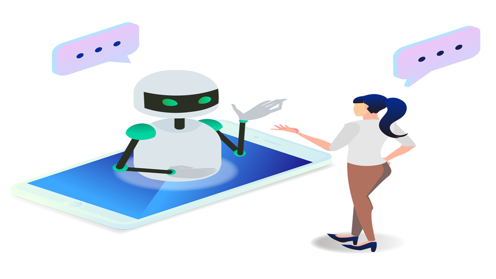 副業ブログ記事を用意するためにAIと協力しているイメージ